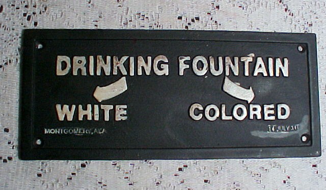 Jim Crow Laws mandated racial segregation in public facilities