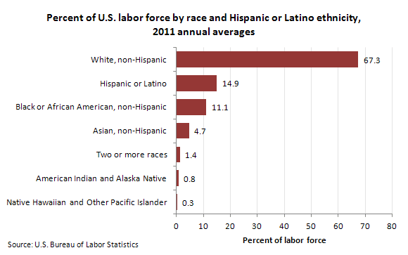 US Labor Force by Race and Ethnicity