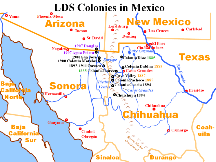 LDS Colonies in Mexico
