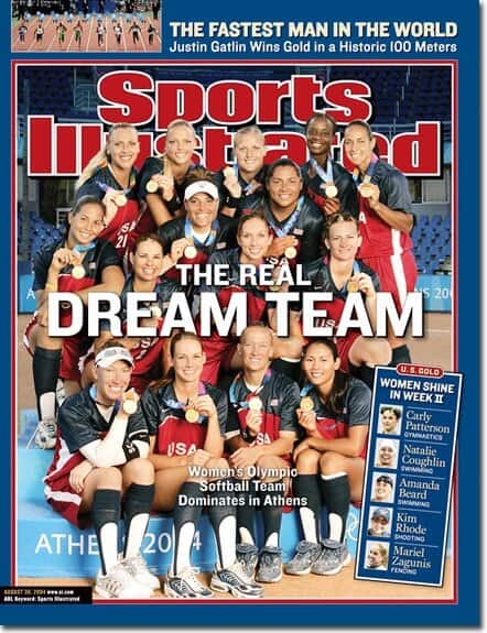 USA Softball Team Won Gold in 2004 Olympic