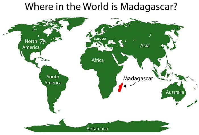 Madagascar Facts 15 Facts About Madagascar Facts Net   Madagascar Location 300x204 