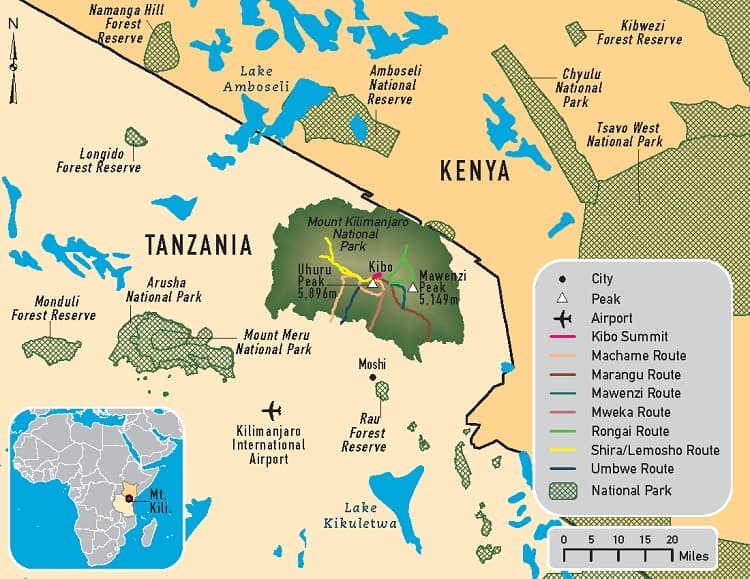 15 Mount Kilimanjaro Facts History Type Location More