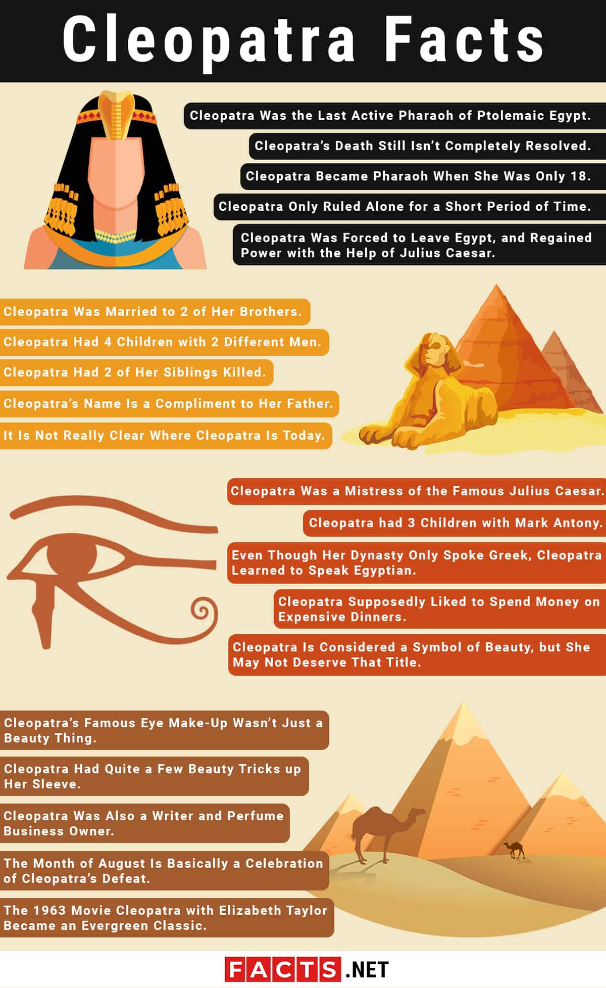 Top 20 Cleopatra Facts Reign History Death And More 