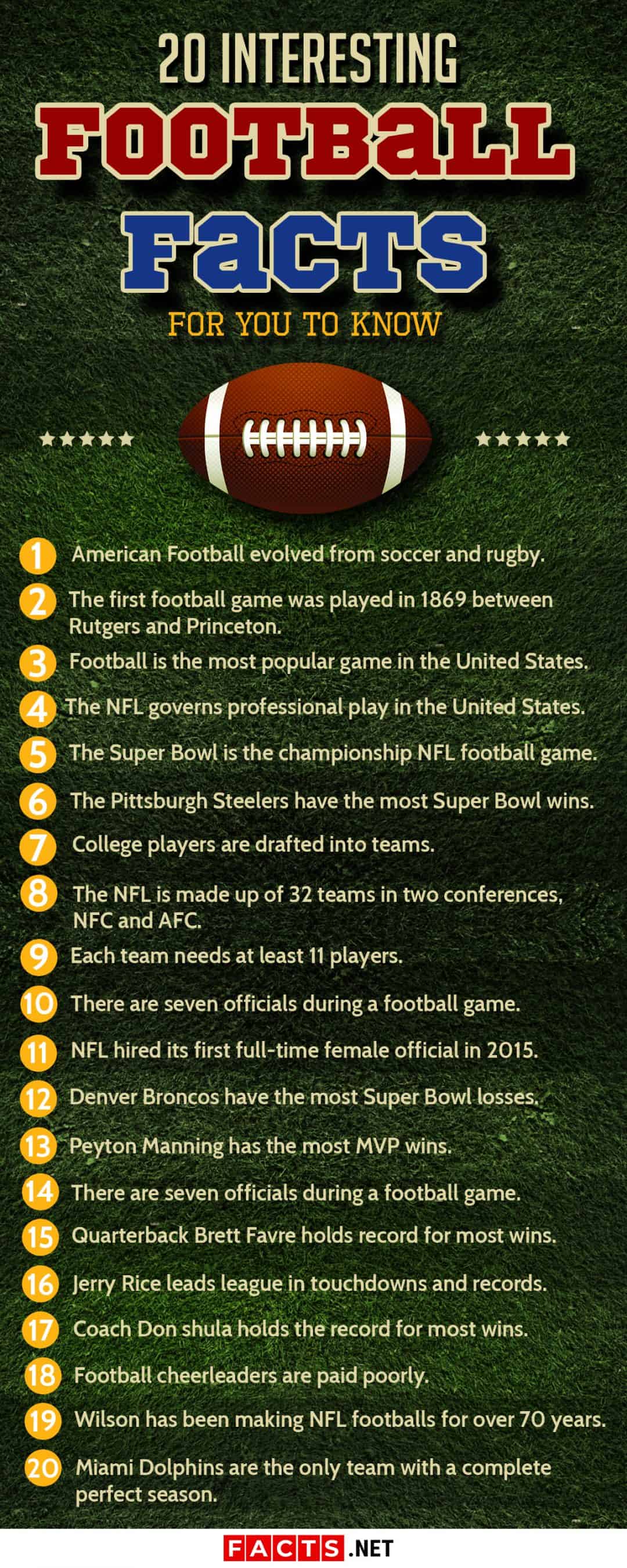 Top 20 Facts about Football - History, Popularity, Rules & More | Facts.net