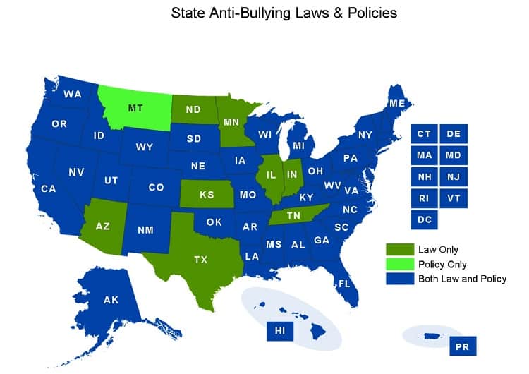 State Anti-Bullying Laws and Policies