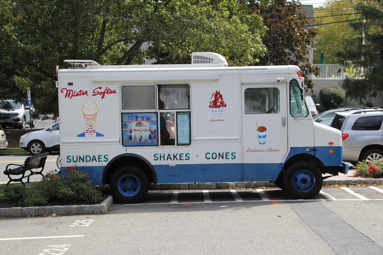 ice cream truck, ice cream facts