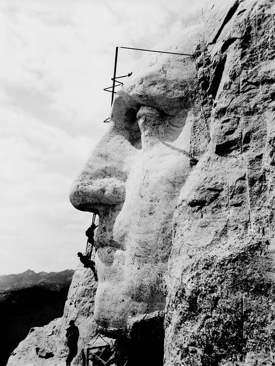 the making of mount Rushmore, Mount Rushmore facts