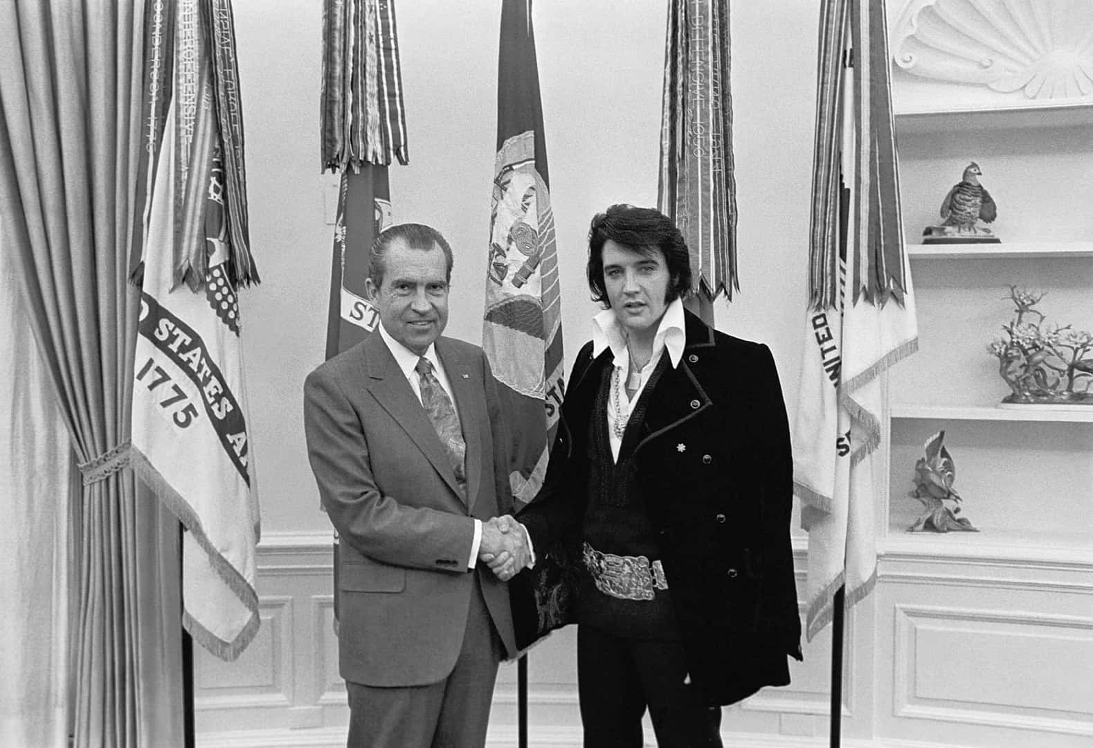 Elvis Presley meets President Nixon, music facts