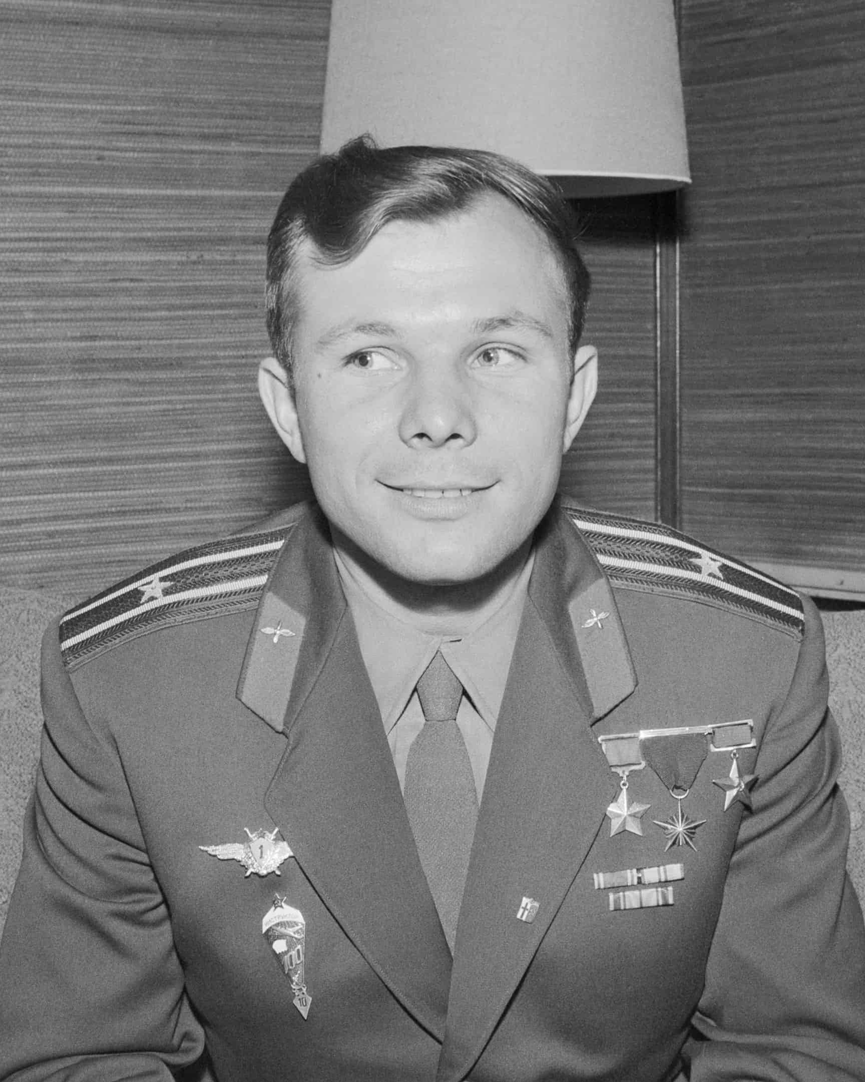 Yuri Gagarin, the first man in space, who sang a song while waiting to return to Earth, music facts