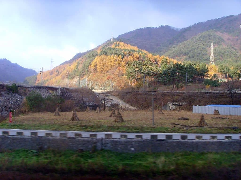 T’aebaek Mountains in south korea