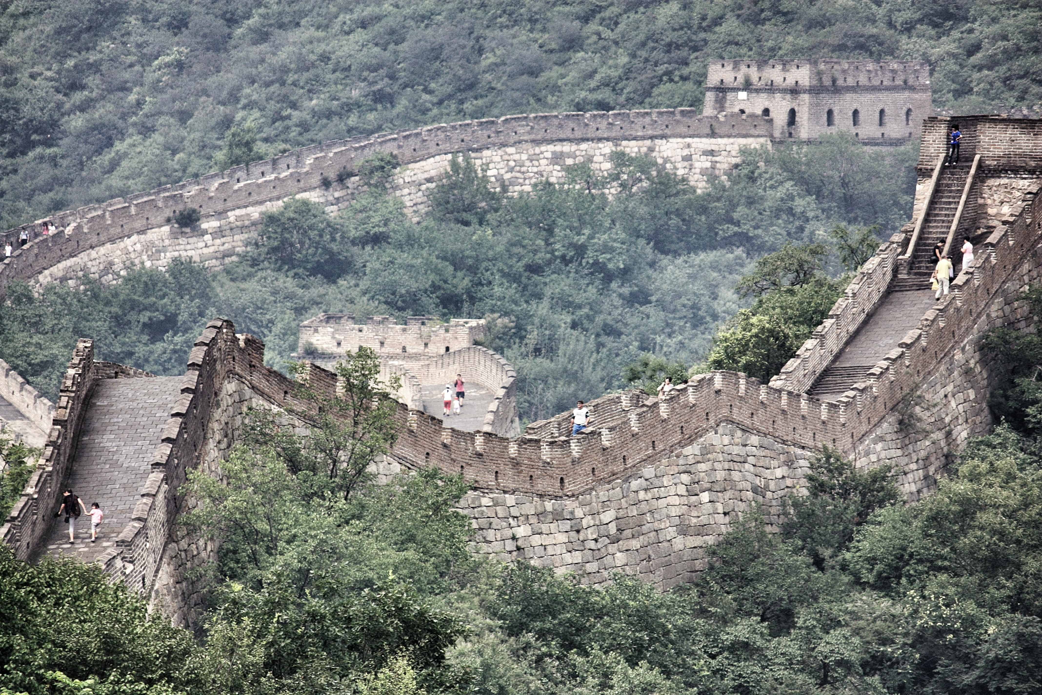 great wall of china facts, mutianyu section