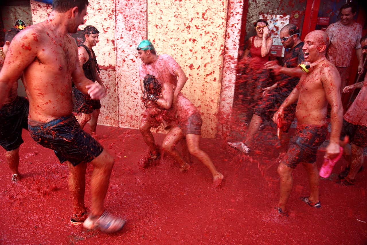 la tomatina in spain