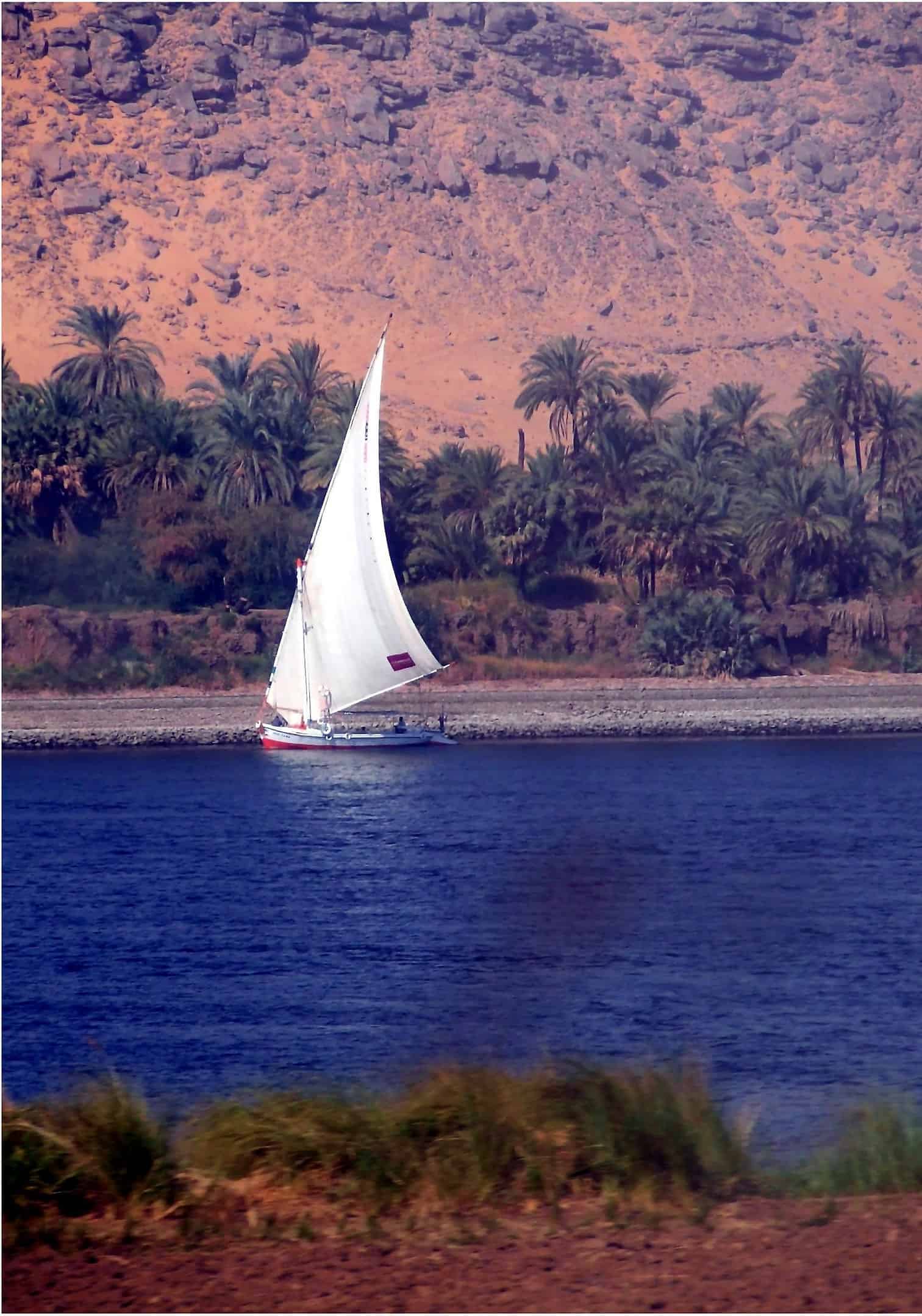 Pyramid of Giza Facts, Nile near Aswan