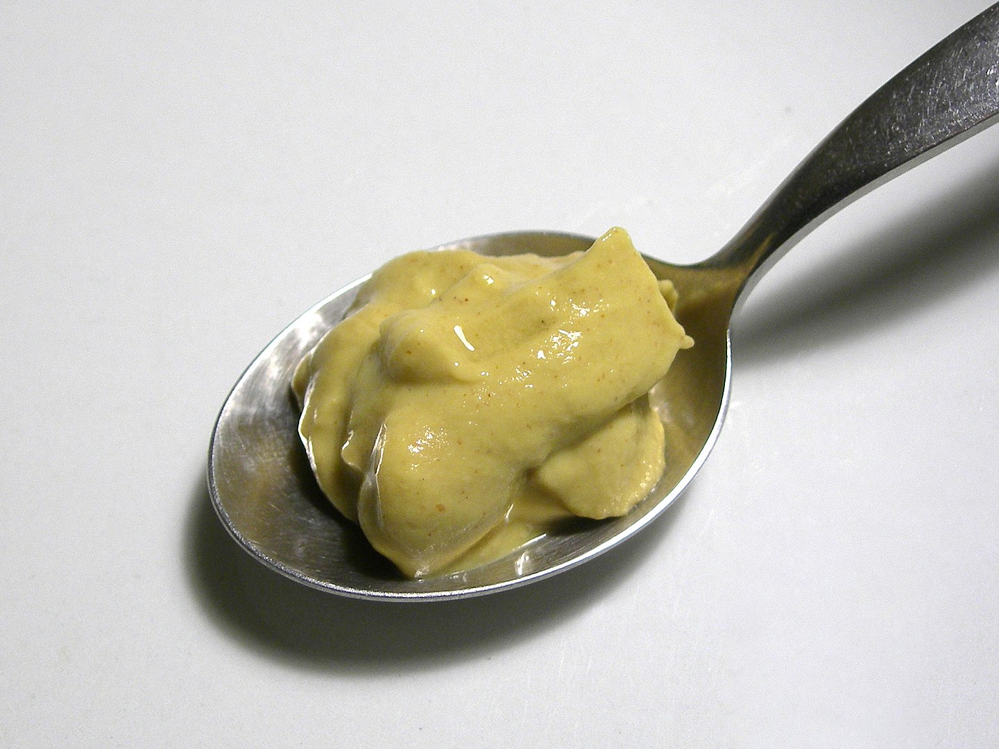 Mustard, Dijon Mustard on a Spoon