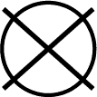 Do Not Dry Clean symbol