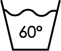 Machine Wash Heat Level: 60 deg