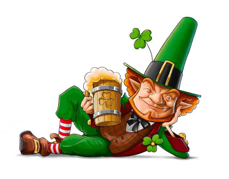 St. Patrick's Day Leprechaun PNG, Green Leprechaun w/ Beer, St. Paddies Day  Graphic, Luck Of The Irish