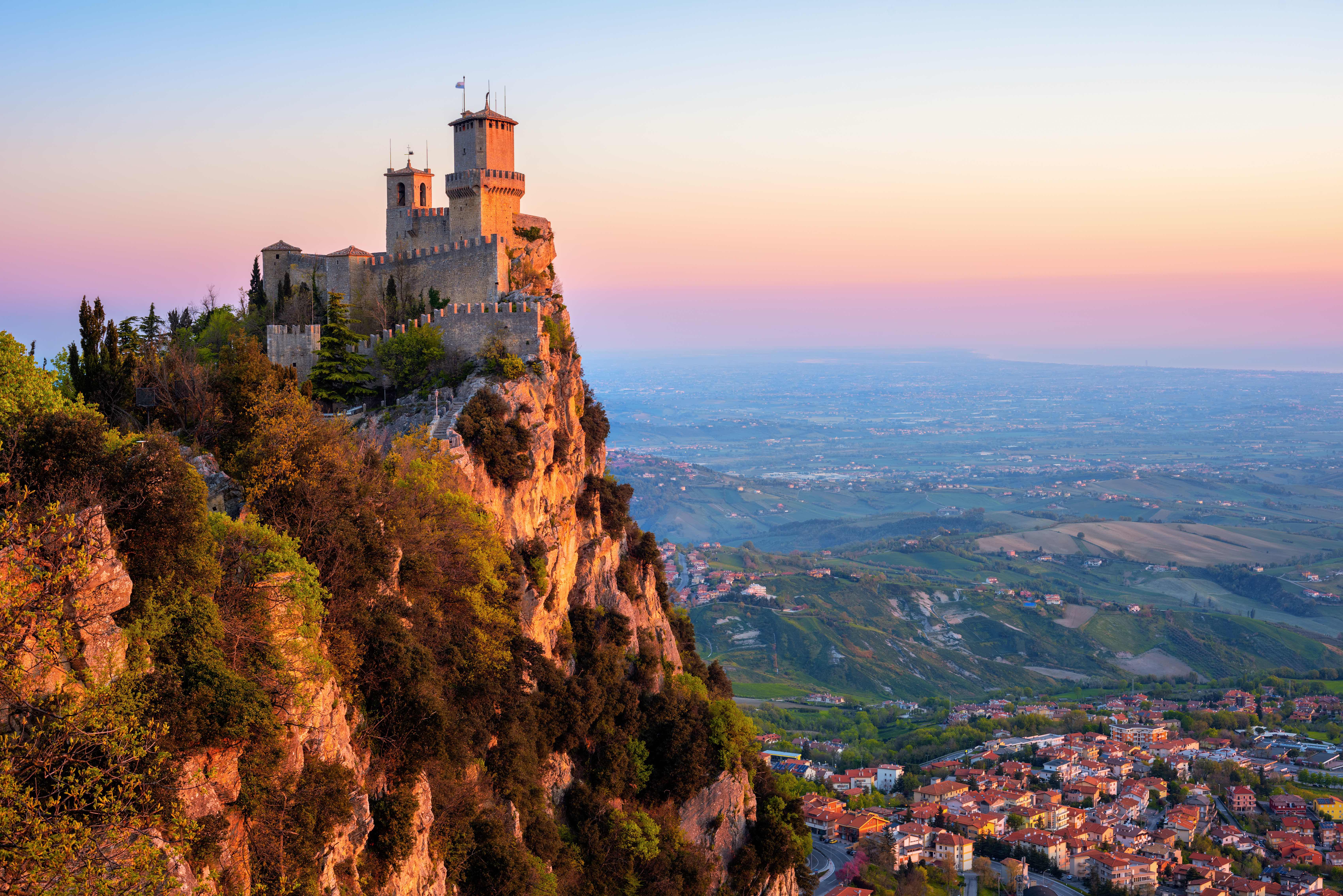 Guaita tower fortress, San Marino, smallest countries in the world