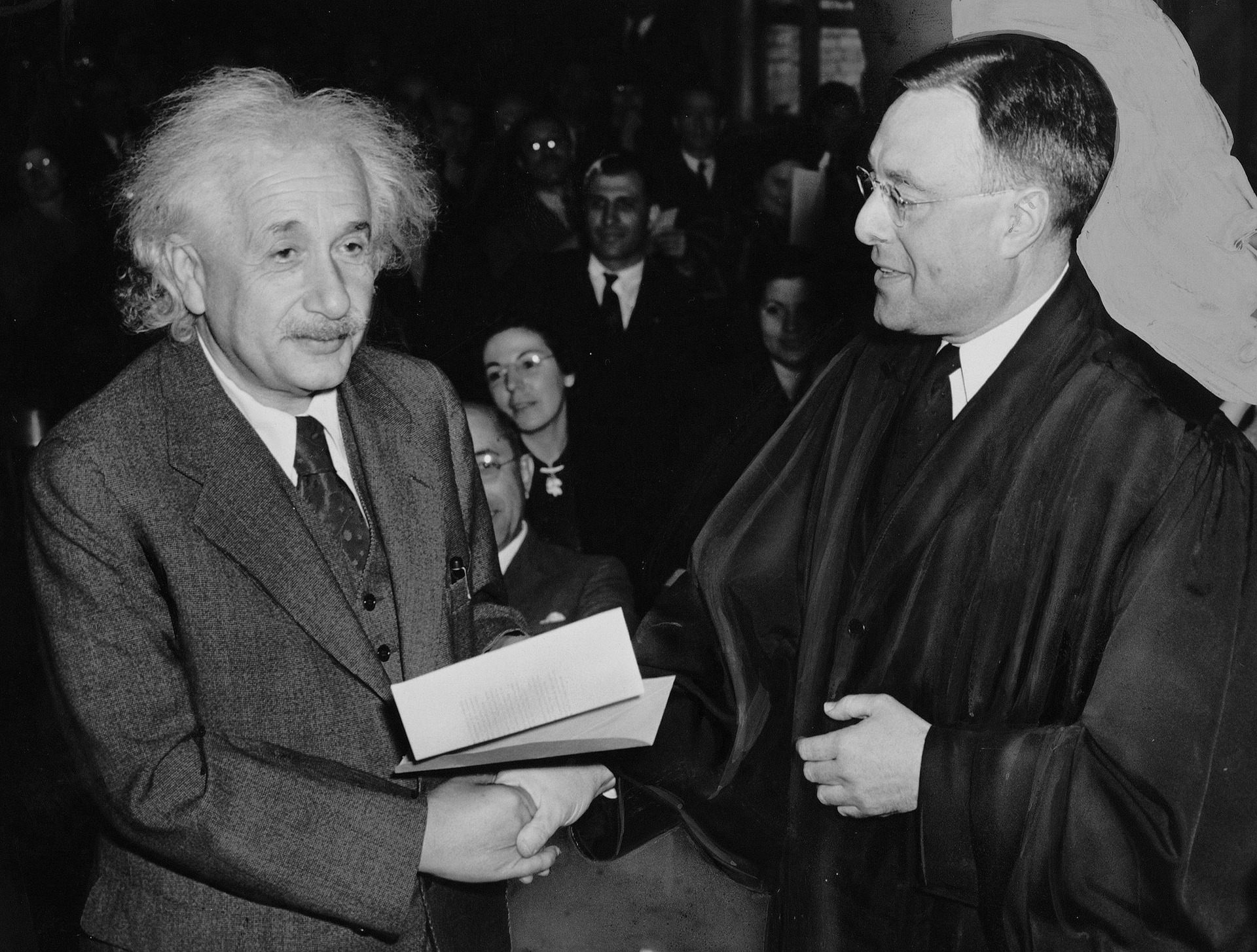 Albert Einstein and Philip Forman