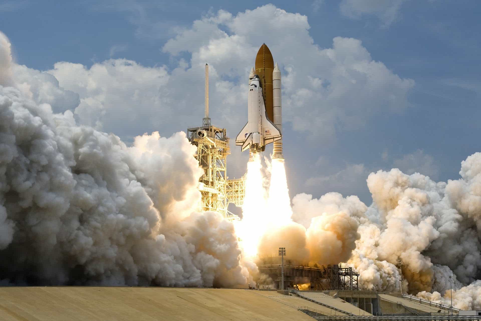 Rocket Launch, Hydrogen Fuel