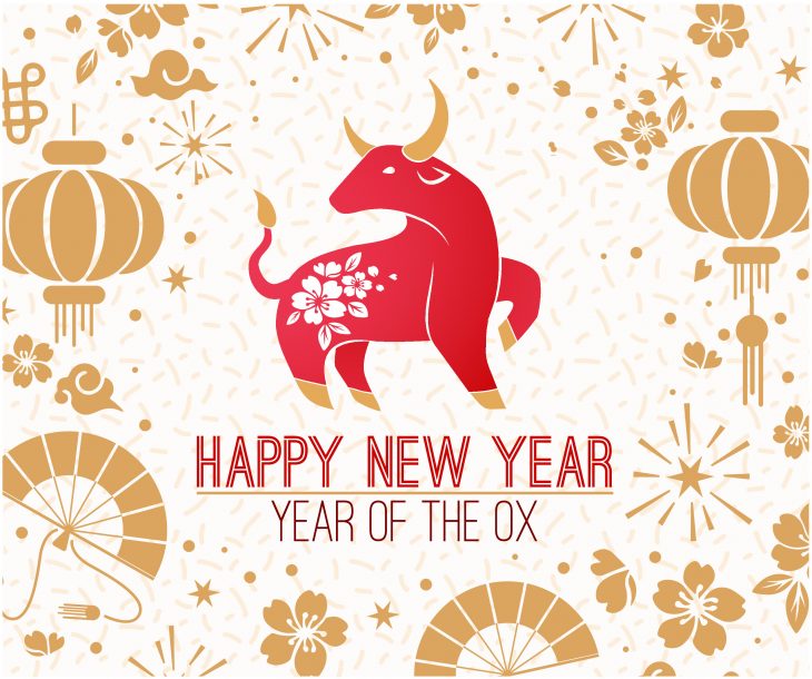 Year of the ox, 2021, Happy lunar new year