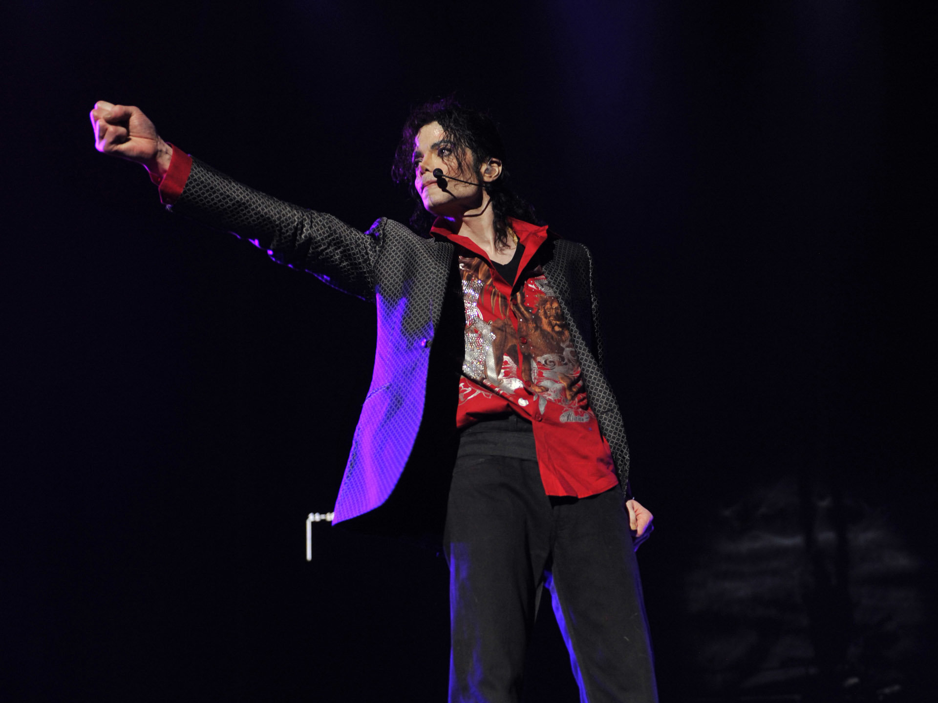 Billie Jean MJ Michael Jackson Entertainers Straight Trousers Black Pants