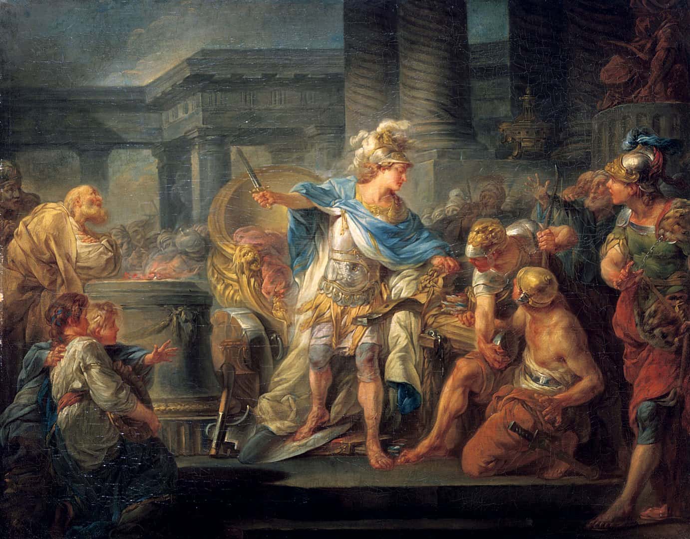 Alexander the Great Facts, Alexander cuts the Gordian Knot