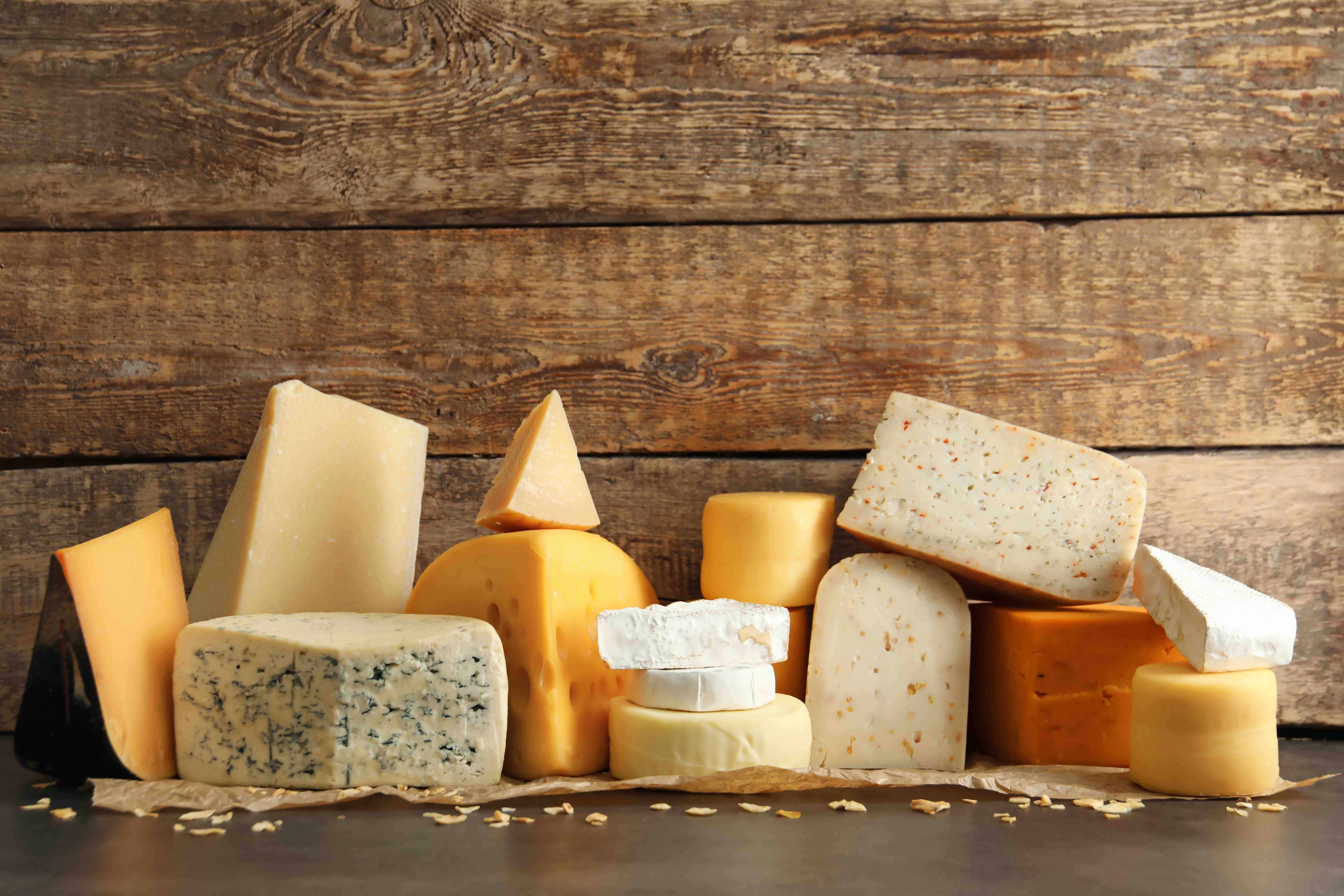 Of cheese types Types of