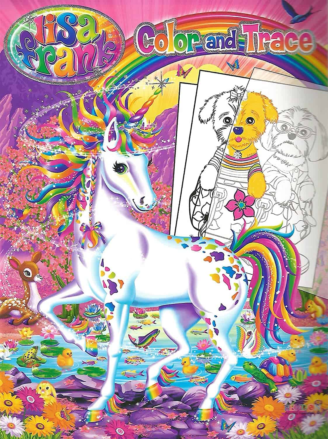 Lisa Frank art color - Playground