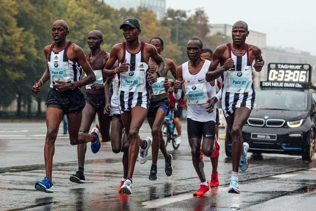 Kipchoge at the Berlin Marathon