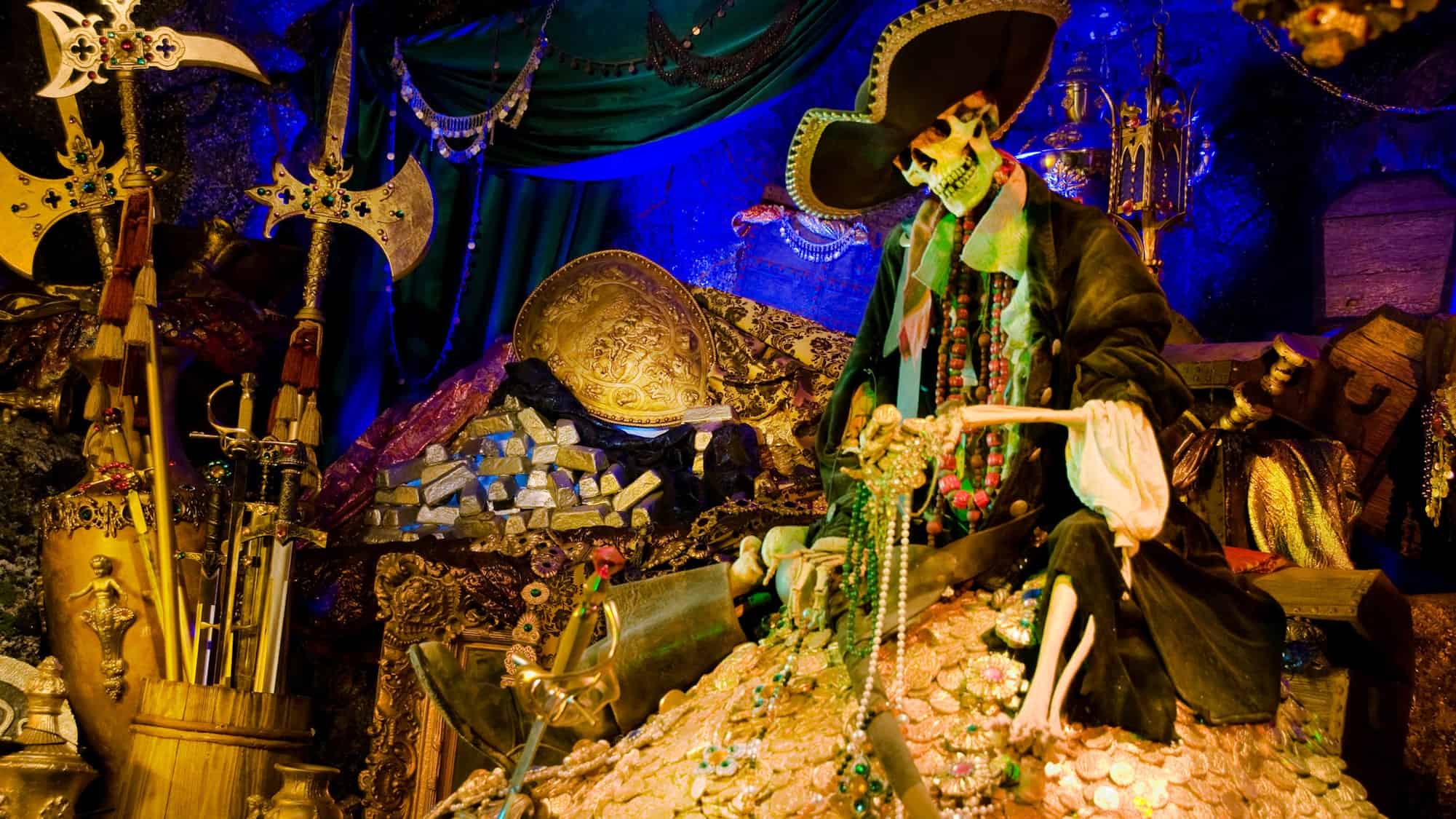 Pirates of the Caribbean ride, creepy facts