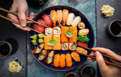 types of sushi, Set of sushi and maki