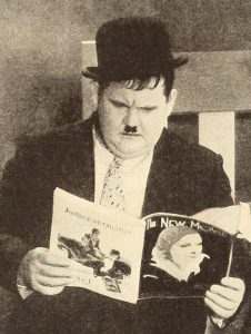 Oliver Hardy, silent movie star