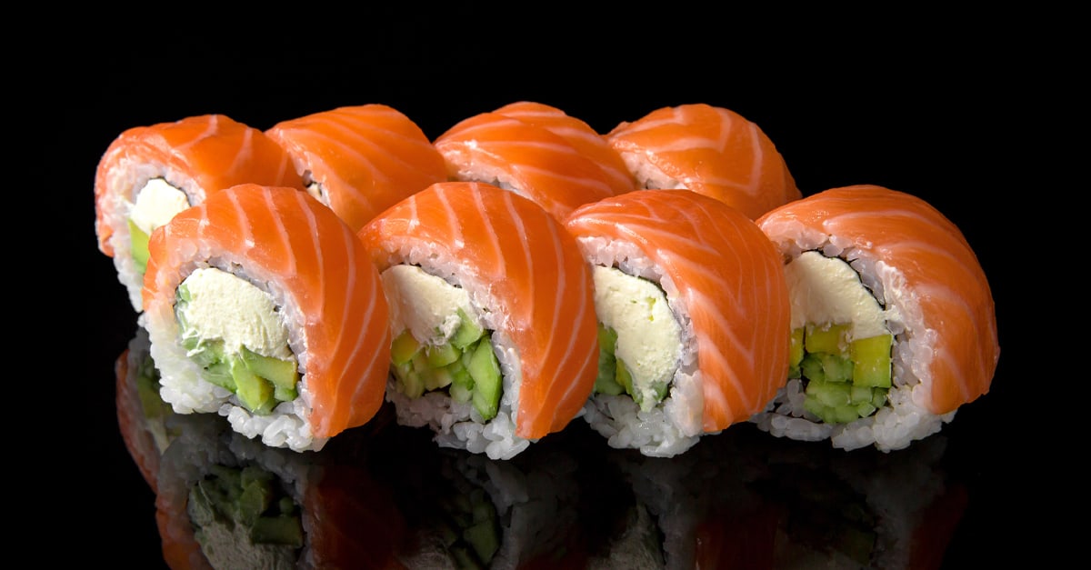 Philadelphia Roll, types of sushi
