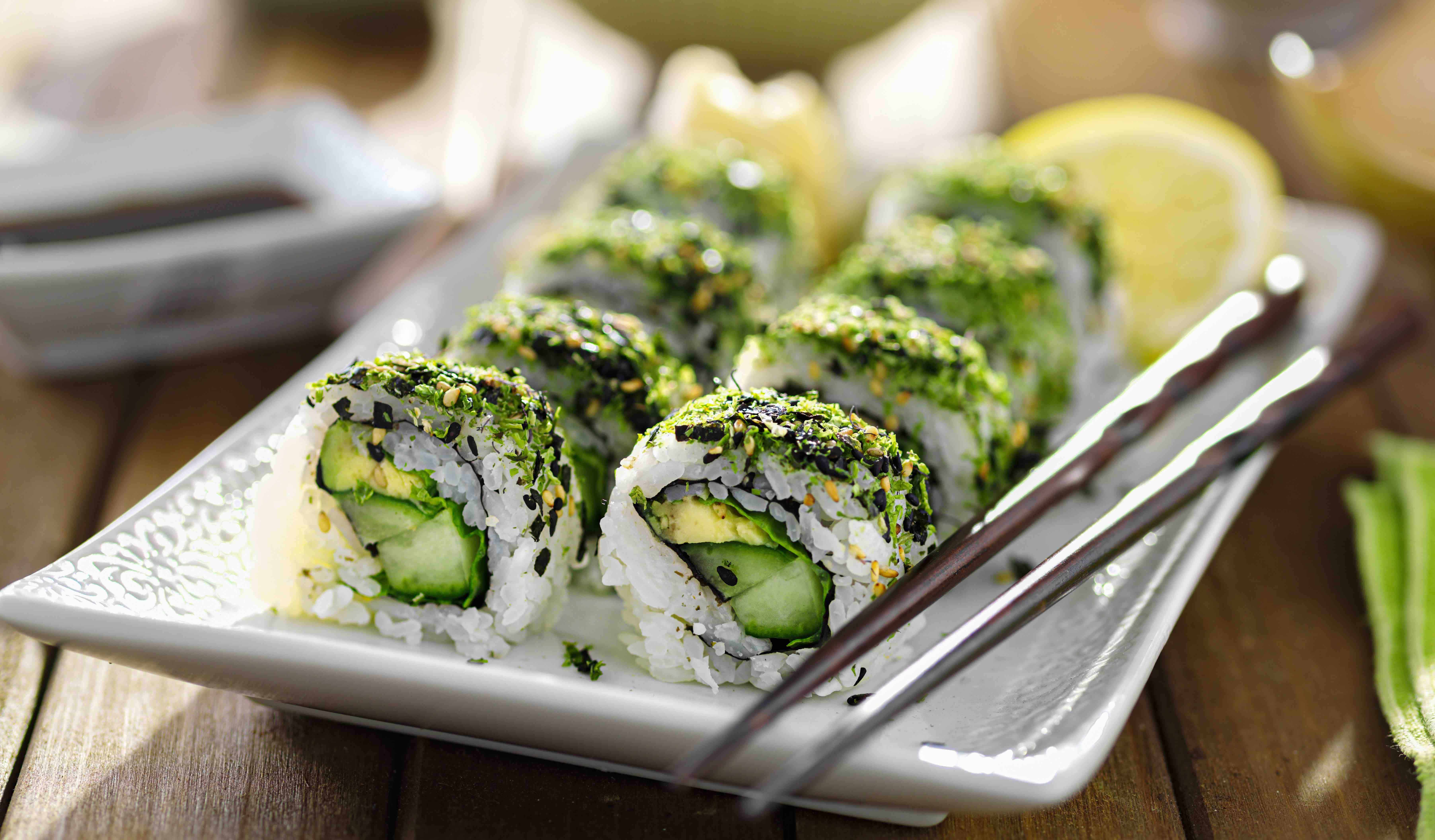 Vegetarian Roll, types of sushi