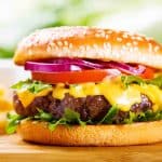 hamburger with fries, why is it called a hamburger