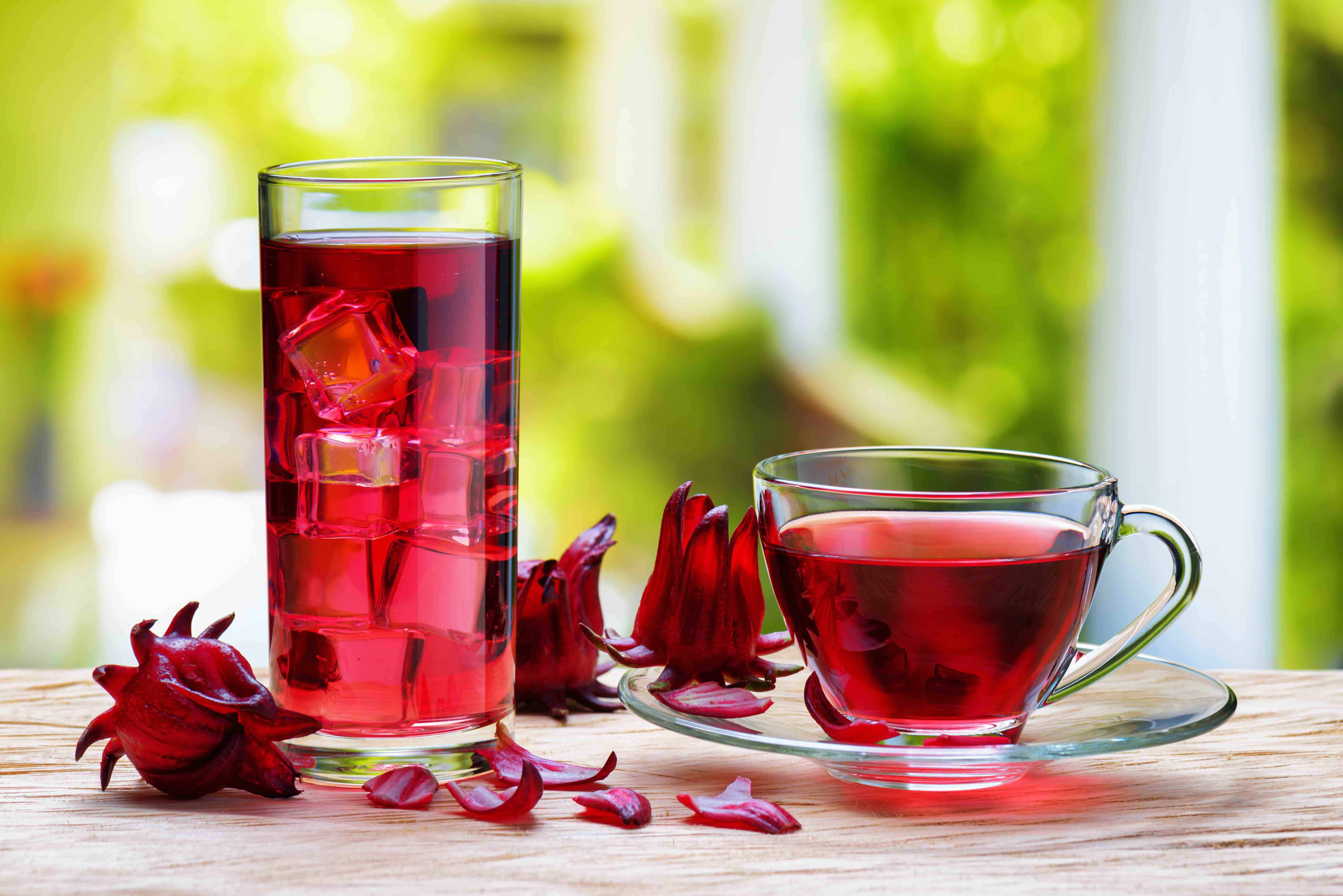 types of tea: hibiscus tea