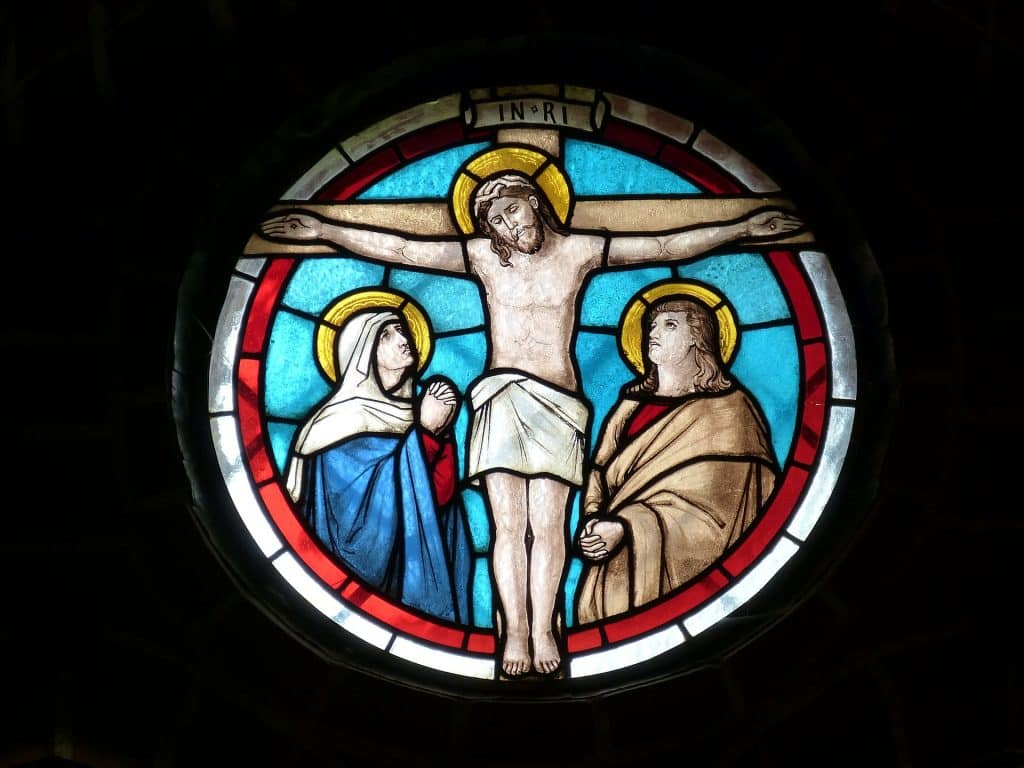cross, crucifixion of Christ, Mary