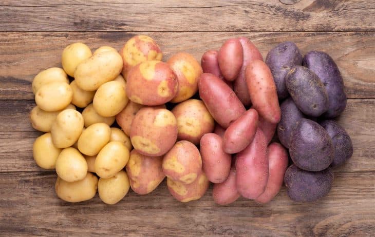 different types of potatoes