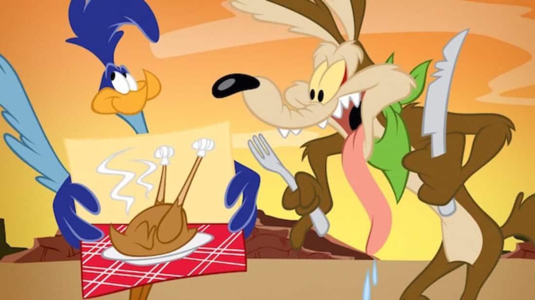 Famous Cartoon Characters: Wile E. Coyote and Roadrunner