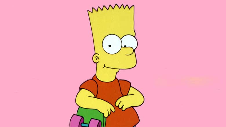 Famous Cartoon Characters: Bart Simpson