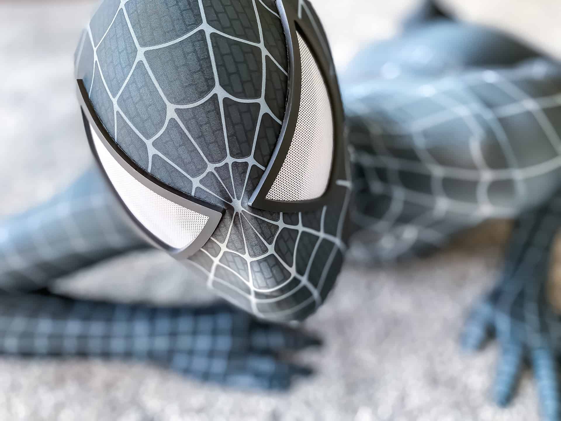 Spiderman costume made out of spandex,types of fabrics
