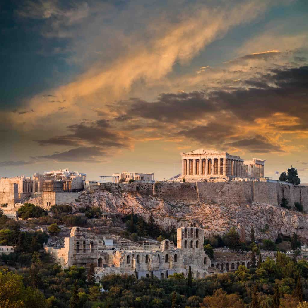 Acropolis of Athens, famous landmarks