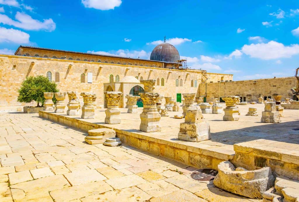 Al Aqsa Mosque, famous landmarks