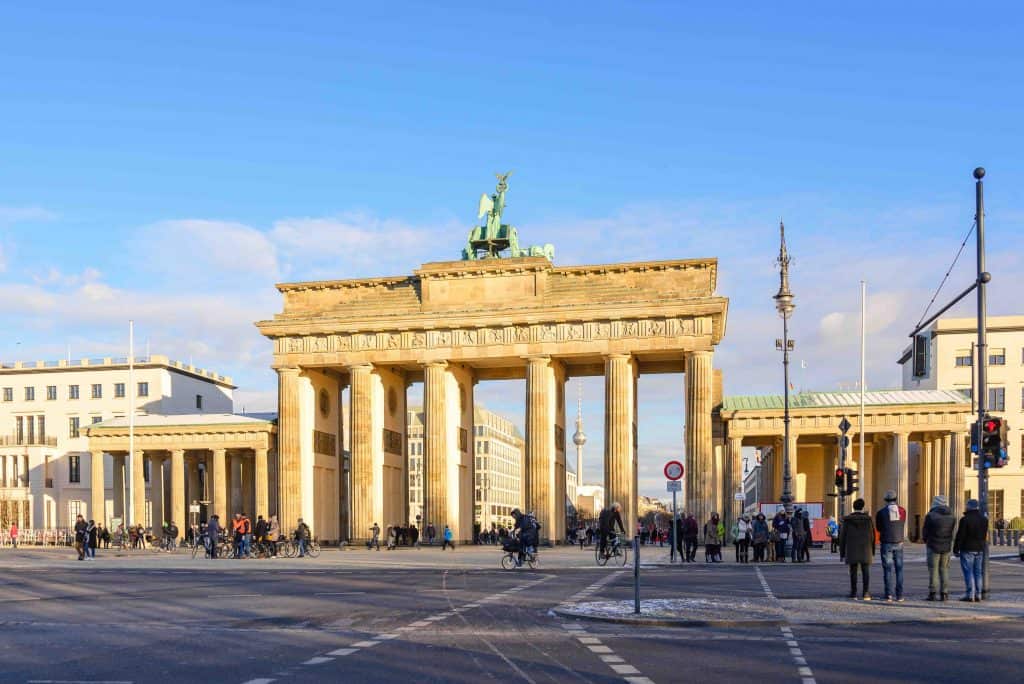 Brandenburg Gate, famous landmarks
