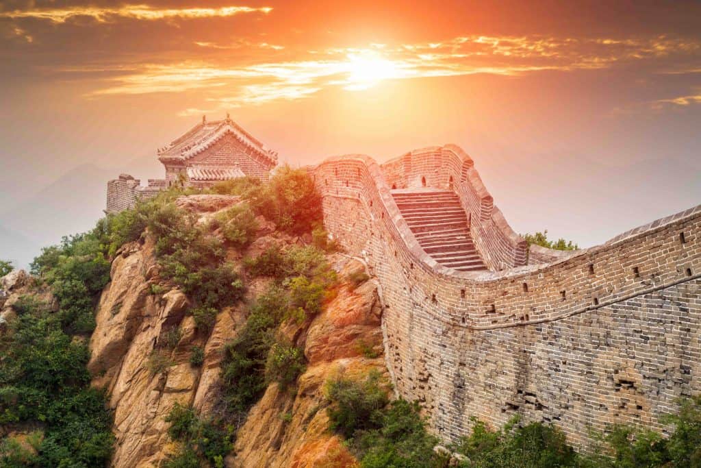 Great Wall of China, famous landmarks