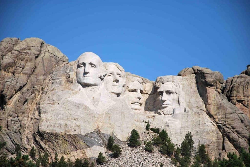 Mount Rushmore, famous landmarks