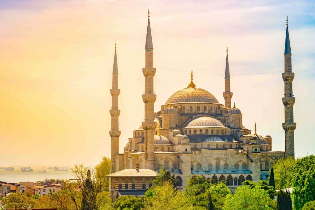 The Blue Mosque, famous landmarks