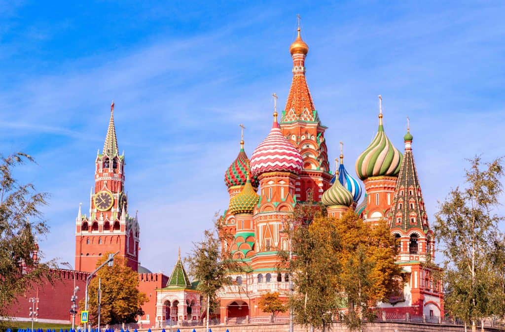 famous landmarks, The Moscow Kremlin