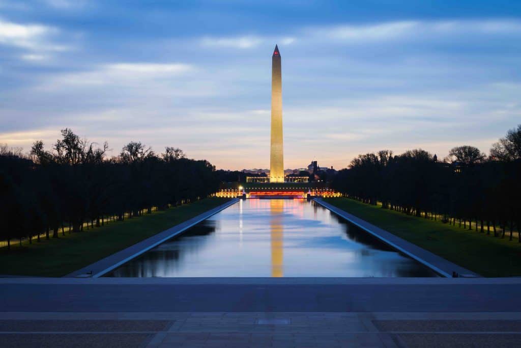 The Washington Monument, famous landmarks